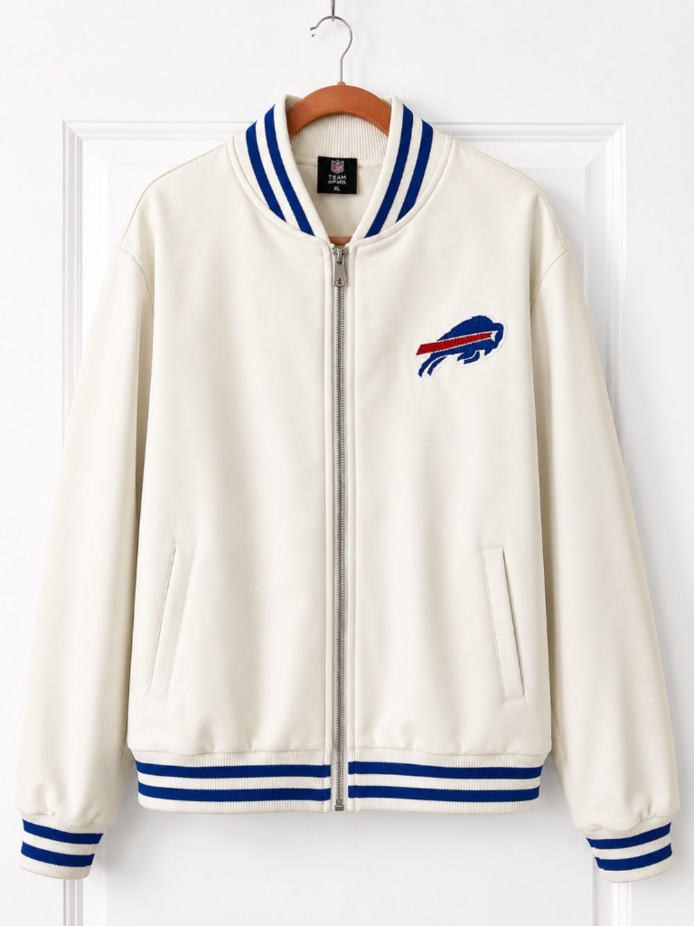 Women’s Buffalo Bills NFL Team Apparel Bomber Jacket – Size XL